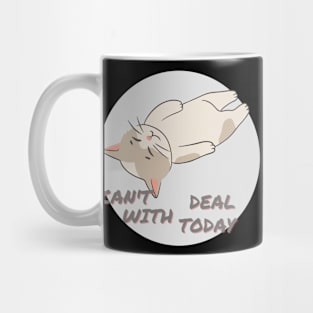 Depressed Kitty Cat Mug